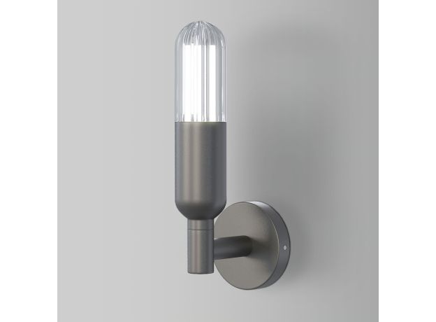 Уличный настенный светильник ISIDA 35165/U серый