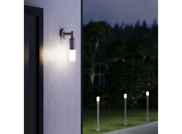 Уличный настенный светильник ISIDA 35165/U серый