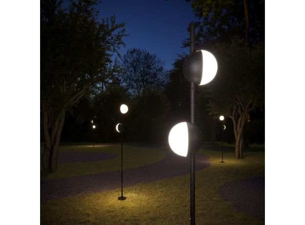 Уличный светильник на столбе PAR 35161/F черный