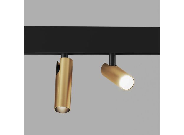 Трековый светильник 14W 4200K Dual латунь Slim Magnetic 85046/01