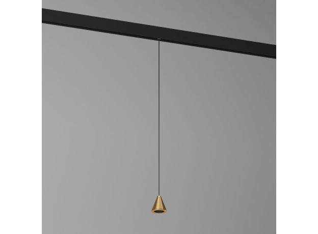 Трековый светильник 5W 4200K Event латунь Slim Magnetic 85039/01