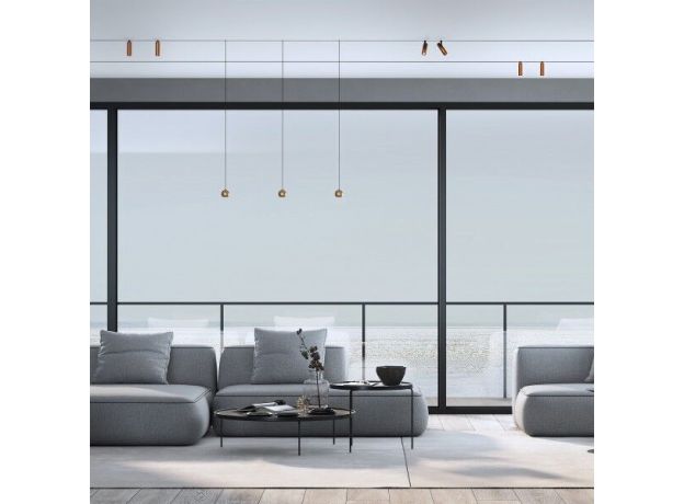 Трековый светильник 5W 4200K Event латунь Slim Magnetic 85040/01