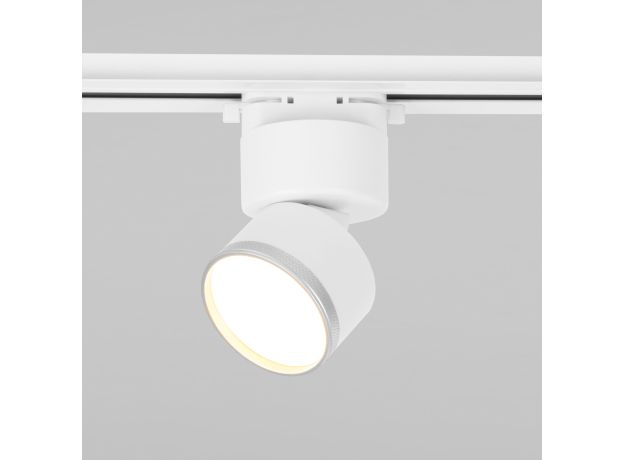 Трековый светильник для однофазного шинопровода Impact белый матовый/серебро 10 Вт 4200К 85514/01
