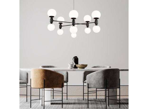 Умная подвесная люстра 30182 черный