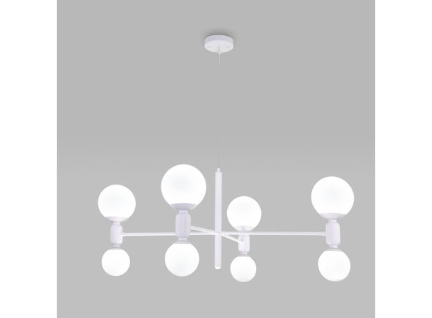 Умная подвесная люстра с плафонами 30182/8 белый