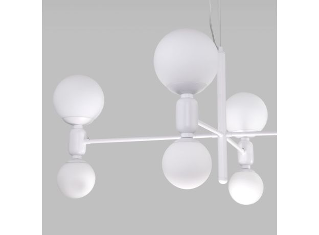 Умная подвесная люстра с плафонами 30182/8 белый