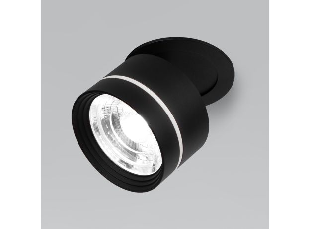 Встраиваемый поворотный светодиодный светильник 8W 4200K чёрный 25035/LED