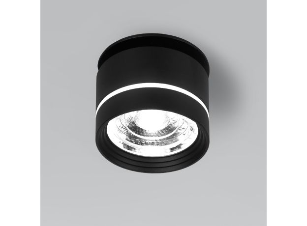 Встраиваемый поворотный светодиодный светильник 8W 4200K чёрный 25035/LED