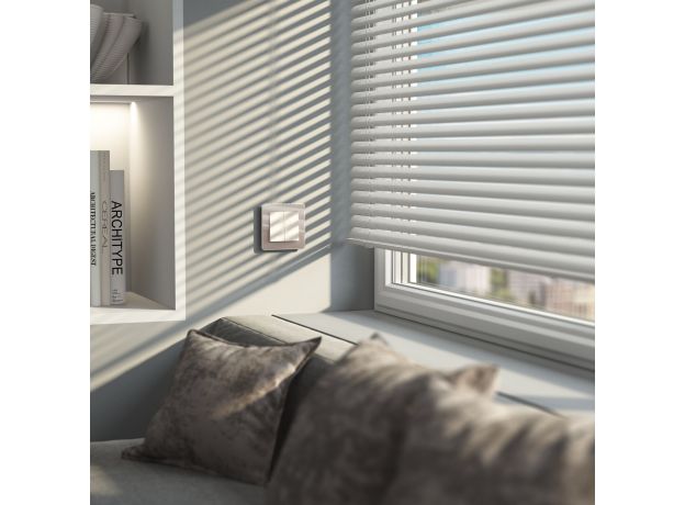 Выключатель двухклавишный с самовозвратом (белый) W1122401