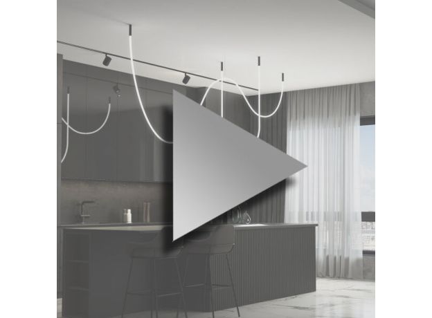 Заглушка для круглого гибкого неона Full light черный FL 28/20 черный