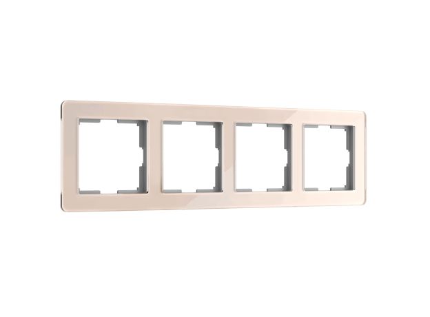Рамка из акрила на 4 поста Acrylic айвори W0042743