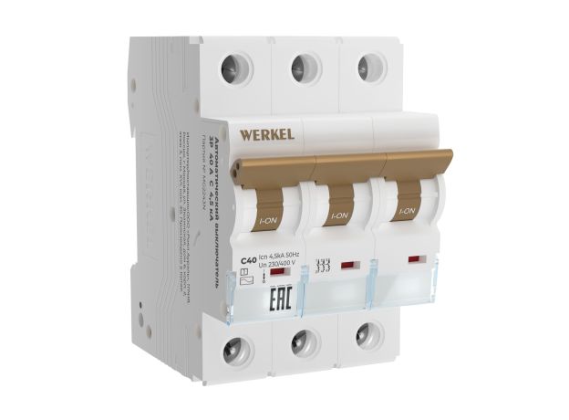 Автоматический выключатель 3P 40 A C 4,5 кА W903P404