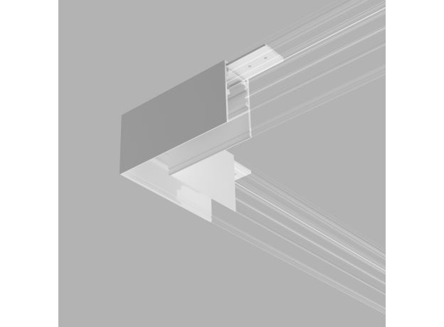 Коннектор угловой для накладного шинопровода белый Slim Magnetic 85090/11