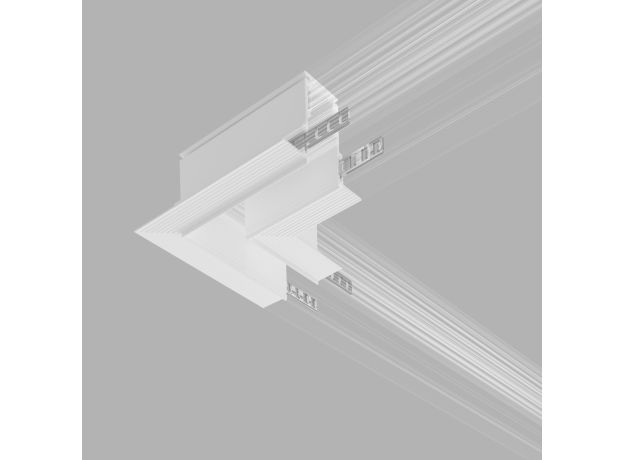 Коннектор угловой для встраиваемого шинопровода белый Slim Magnetic 85092/11