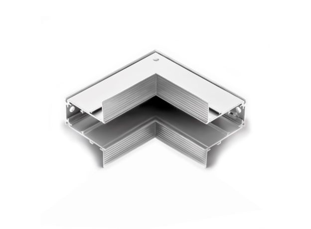 Коннектор угловой внутренний для встраиваемого шинопровода белый Slim Magnetic 85093/11
