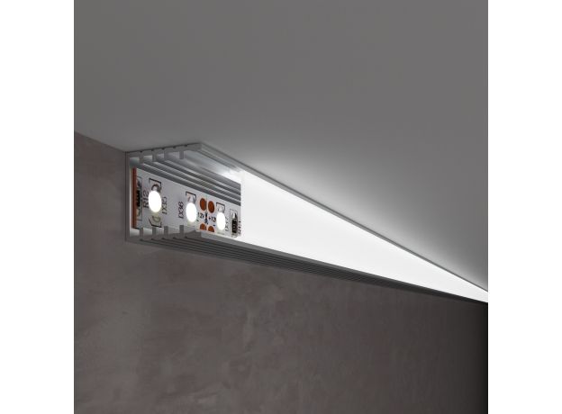 Накладной алюминиевый профиль для светодиодной ленты LL-2-ALP016