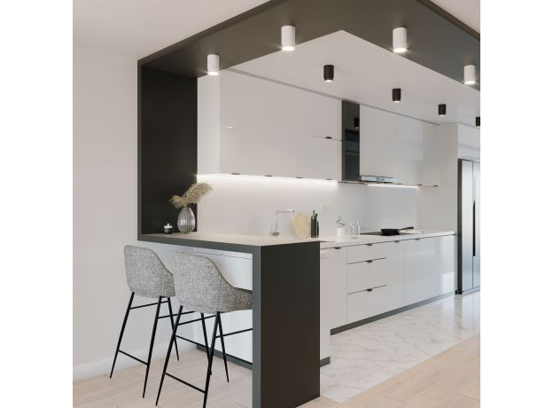 Потолочный светодиодный светильник Cors 25032/LED 10W 4200K чёрный