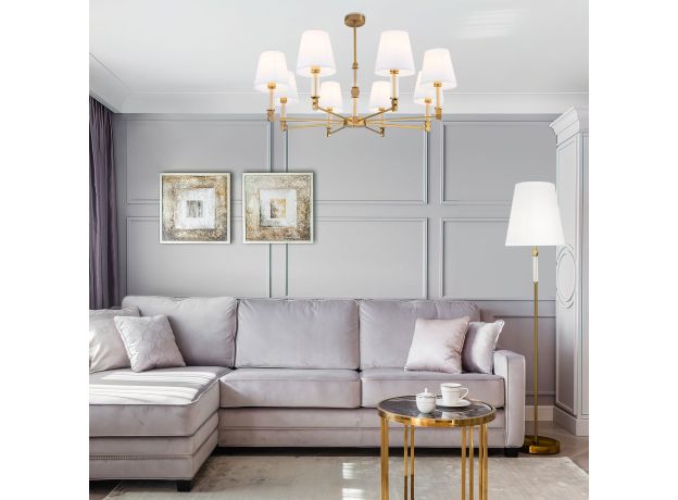 Напольный светильник 01146/1 латунь