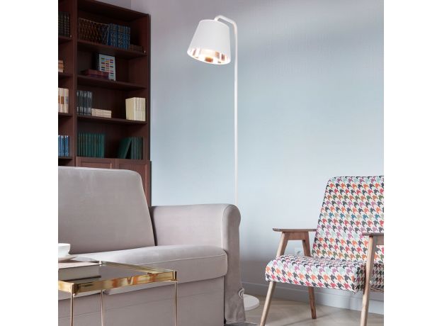 Торшер в стиле лофт 01135/1 белый