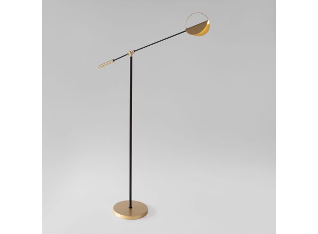Напольный светильник 01143/1 черный/золото