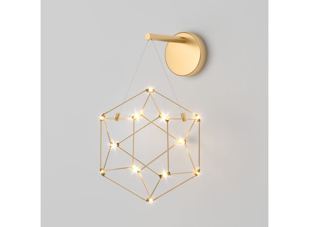 Настенный светодиодный светильник 90310/1 медь