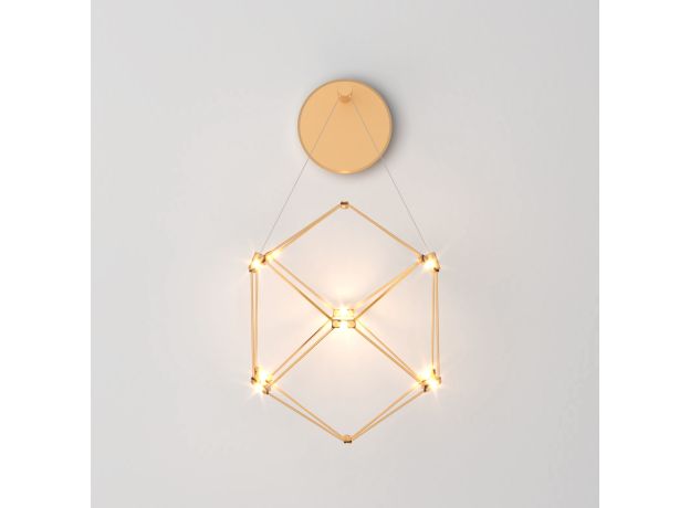 Настенный светодиодный светильник 90310/1 медь