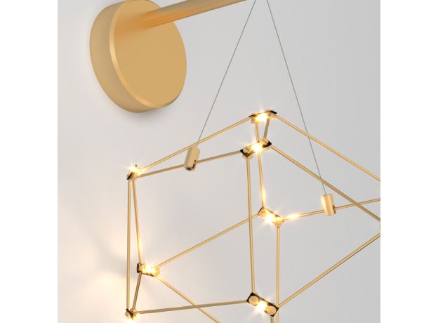 Настенный светодиодный светильник 90310/1 медь