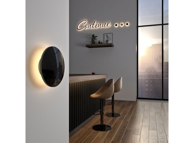 Настенный светодиодный светильник MRL LED 1126 черный жемчуг