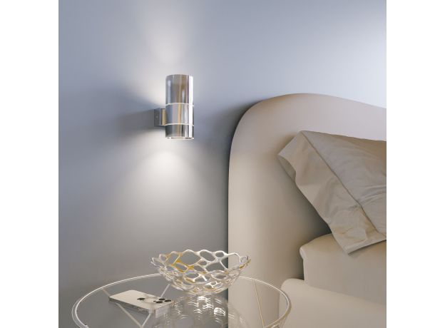 Настенный светильник 40021/1 LED хром/дымчатый