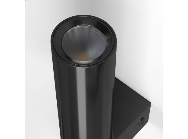 Настенный светодиодный светильник 40020/1 LED черный жемчуг