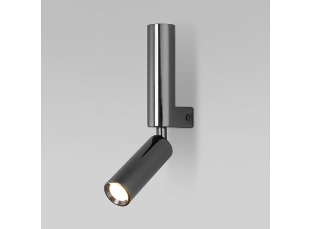 Настенный светодиодный светильник 40020/1 LED черный жемчуг