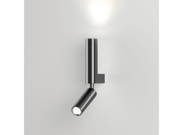 Настенный светодиодный светильник 40020/1 LED черный жемчуг