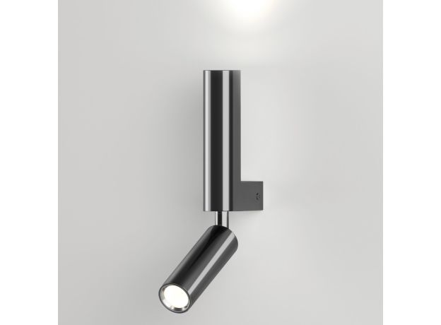 Настенный светодиодный светильник 40020/1 LED черный жемчуг