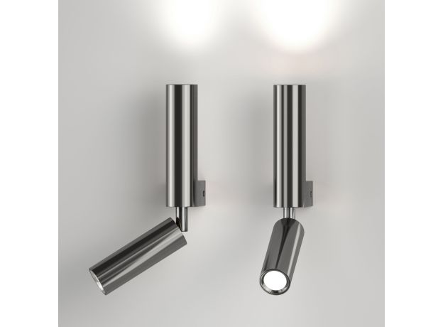 Настенный светодиодный светильник 40020/1 LED черный жемчуг