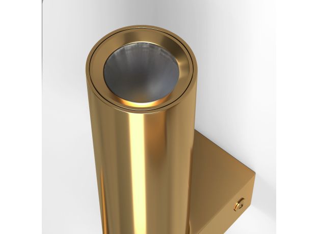 Настенный светодиодный светильник 40020/1 LED латунь