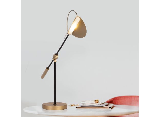 Настольная лампа 01141/1 черный/золото