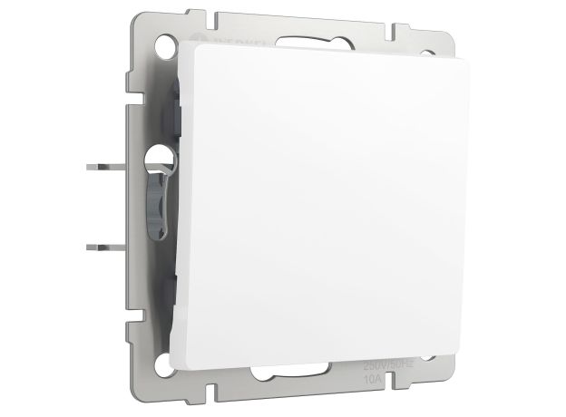 Перекрестный выключатель одноклавишный (белый матовый) W1113061