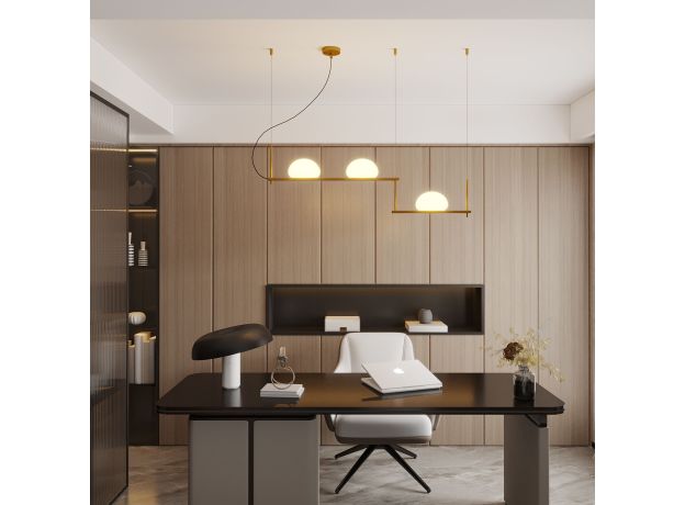 Подвесной светильник 70145/3 латунь