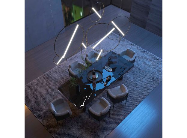 Подвесной светильник 90281/1 бронза