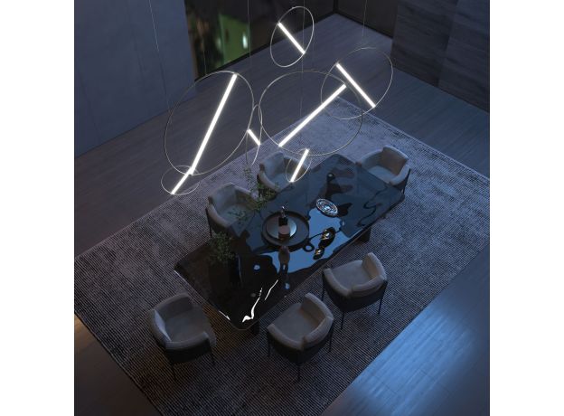 Подвесной светильник 90282/1 хром