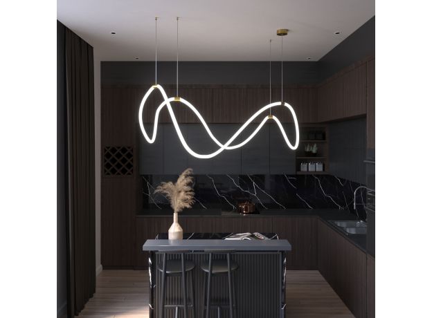 Подвесной светильник 90288/1 латунь