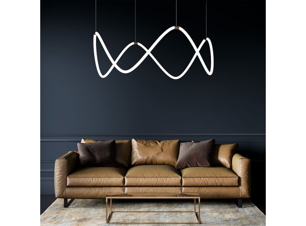 Подвесной светильник 90288/1 латунь