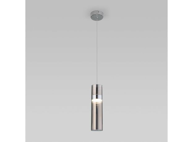 Подвесной светильник 50244/1 LED хром/дымчатый