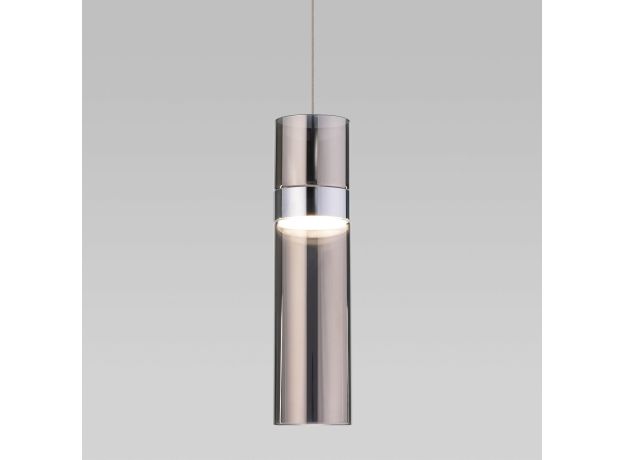 Подвесной светильник 50244/1 LED хром/дымчатый