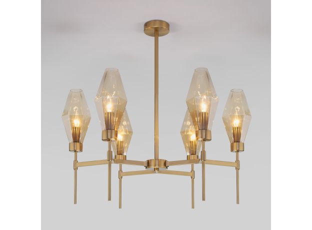 Потолочная люстра 60143/6 латунь