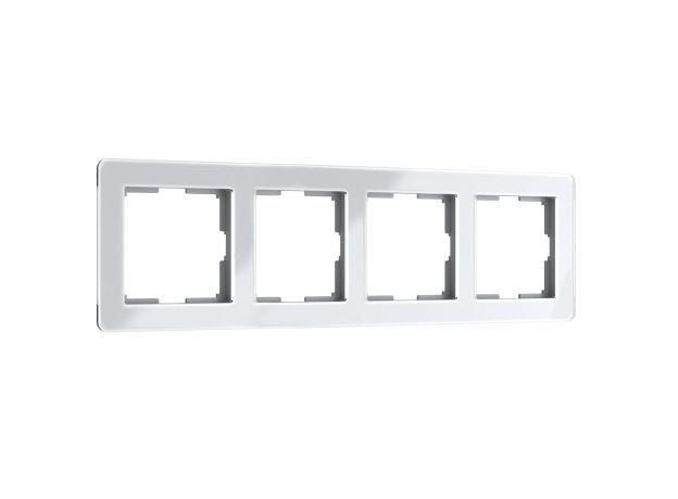 Рамка из акрила на 4 поста Acrylic белый W0042701