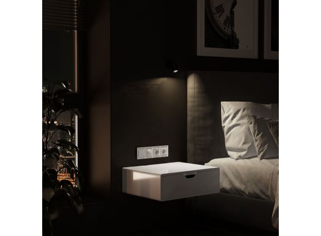 Рамка из акрила на 4 поста Acrylic белый W0042701