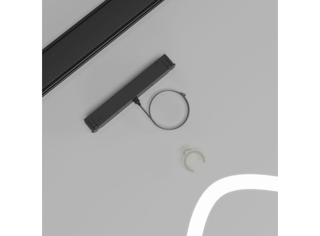 Коннектор для шинопровода черный Full light Slim Magnetic 85102/00