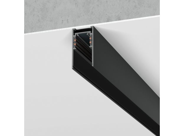 Шинопровод накладной черный 3 м Slim Magnetic 85127/00