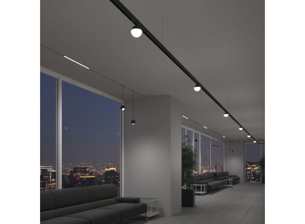 Трековый светильник 12 вт 4200K Lars черный Slim Magnetic 85033/01